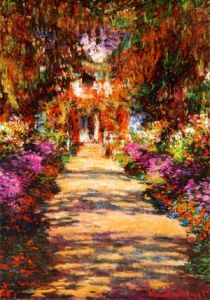 Claude Monet - Le Jardin a Giverny